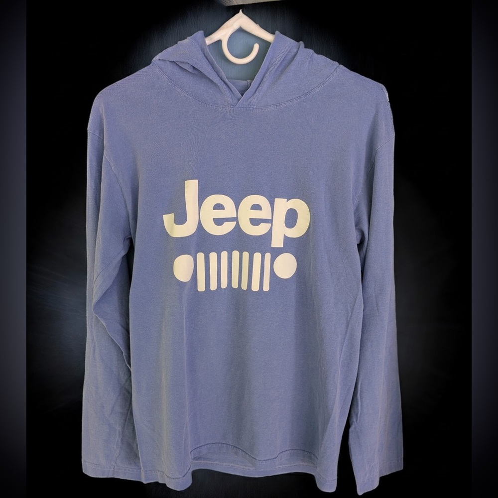 Comfort Colors JEEP Long Sleeve T Shirt with Hood Women’s Small